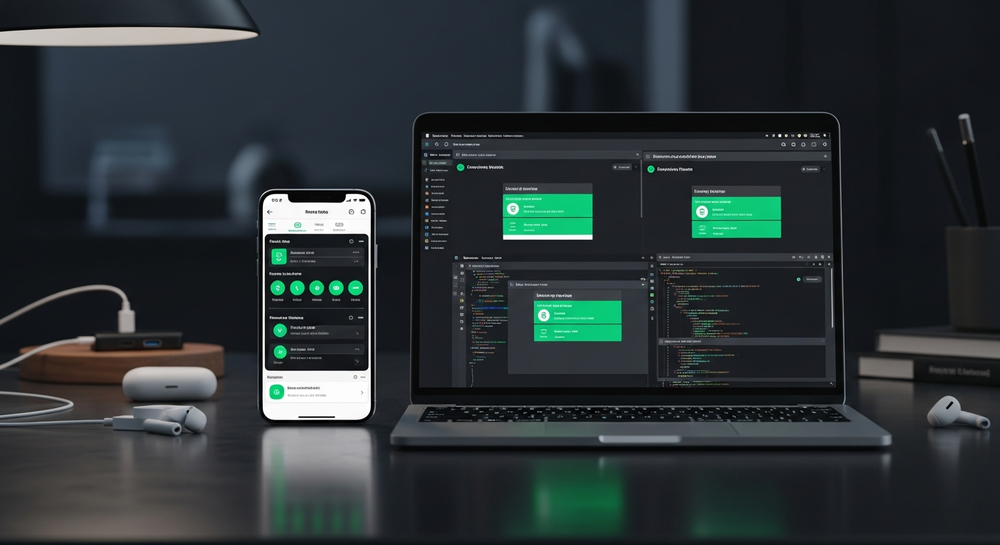 TestMyVibes checkers running real-browser tests across desktop and mobile devices